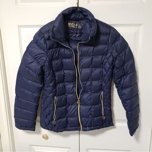 Michael Kors Navy Puffer Jacket M